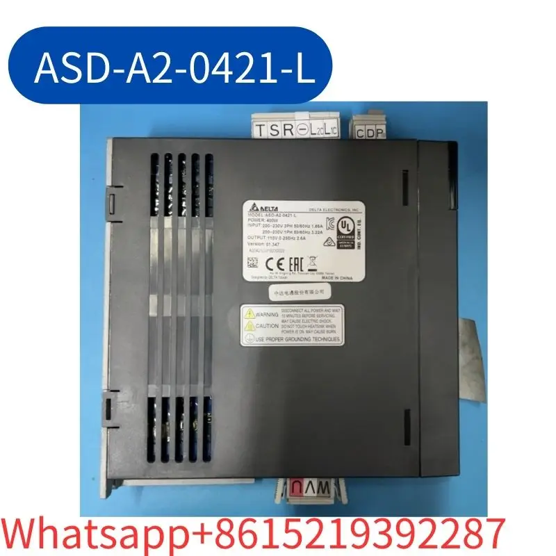ASD-A2-0421-L 400W 서보 드라이버, 중고 테스트 OK