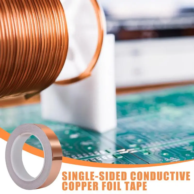 CopperFoilTapeSingleSidedCopperTapeConductiveAdhesiveCopper