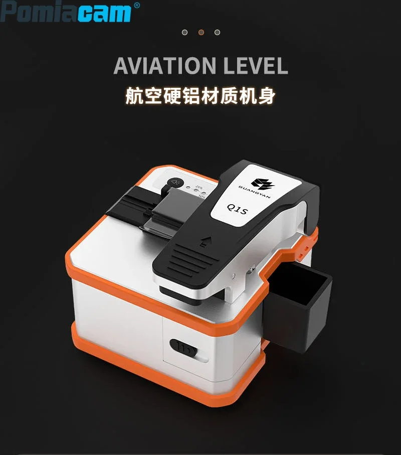 Q1S New Hot Melt Three in One Clamp Slot Cutting Tool/ Optical Fiber Cleaver Machine FTTH High-Precision  for Cold Joint