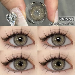 D'ORELLA Vibrant Color Cosmetic Contact Lenses - Express Delivery (VIENNA - GRAY)