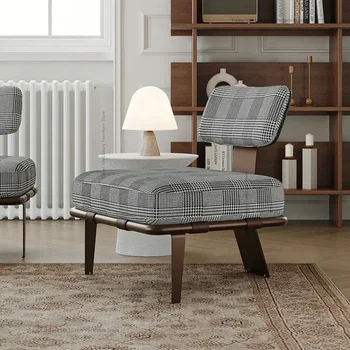 Sedie da soggiorno per divani dal design italiano Sedie da soggiorno in velluto confortevole di lusso nordico Mobili per la casa moderni Cadeiras LLLC