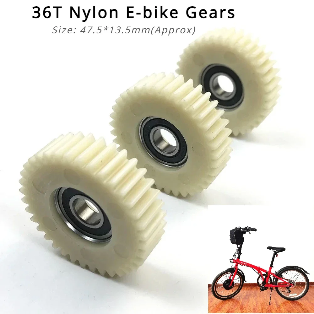 

36Teeth Planetary Gears with 8mm Bearing Wheel Hub Motor Electric Bike Nylon Gear For Bafang 500W Motor Ebike Modification Tools