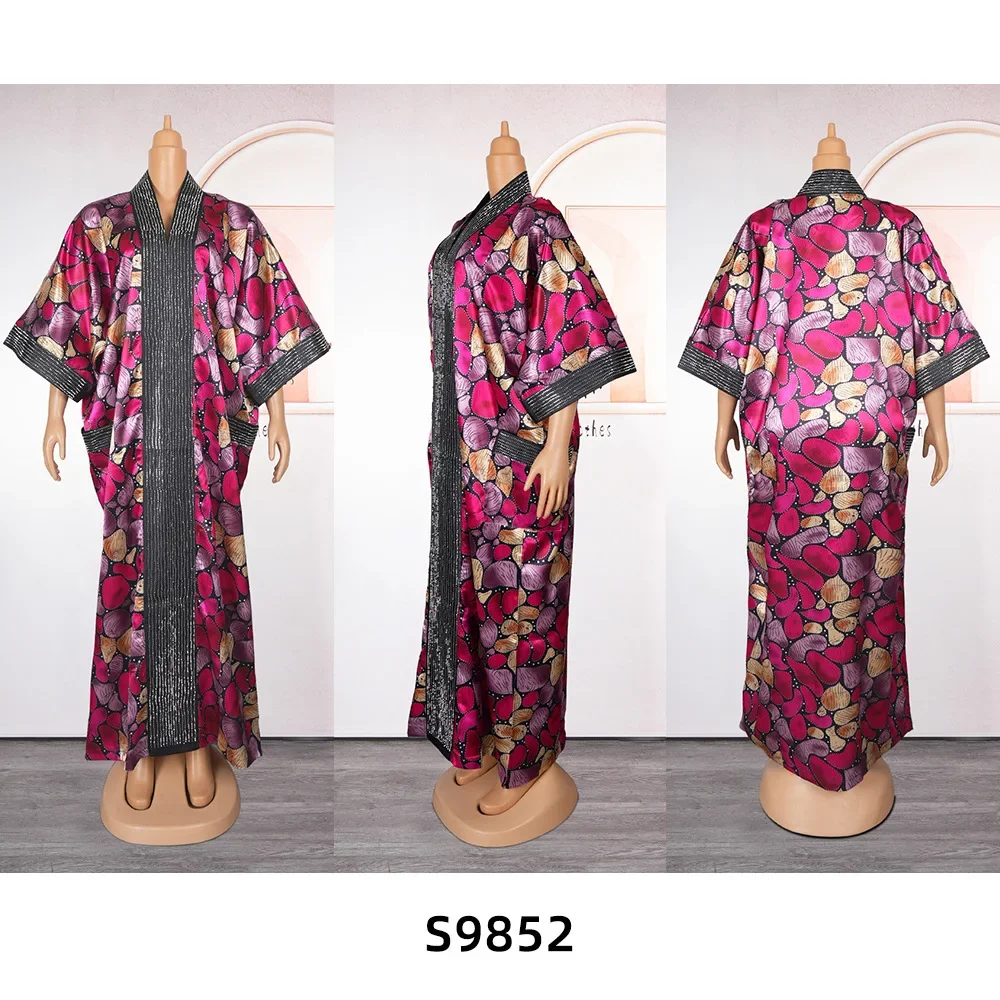 

Plus Size African Dresses For Women Dashiki Long Maxi Dress Autumn Summer Ladies Traditional African Clothing Fairy Dreess