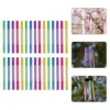 50 Pcs Wind Chime Tube Metal Pipe Kids Toy Wind Chime Parts Hanging Decor Garden Accessories Bell Plaything Home Decor 1