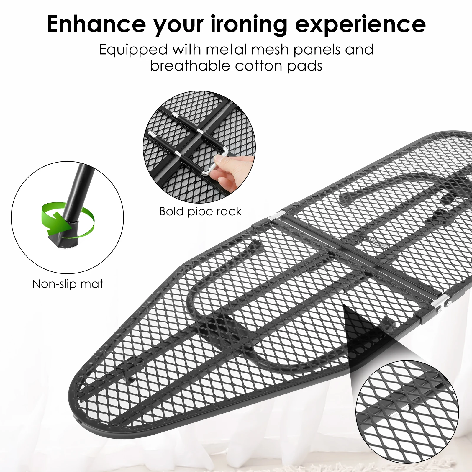 Tabletop Ironing Board Foldable Small Ironing Board Portable Pad with Heat Resistant Cover For Small Spaces Iron clothes