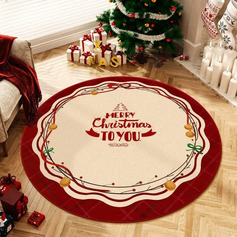 

Christmas Cartoon Room Bedroom Bedside Living Room Carpet Coffee Table Carpet Household Christmas Decoration Carpet