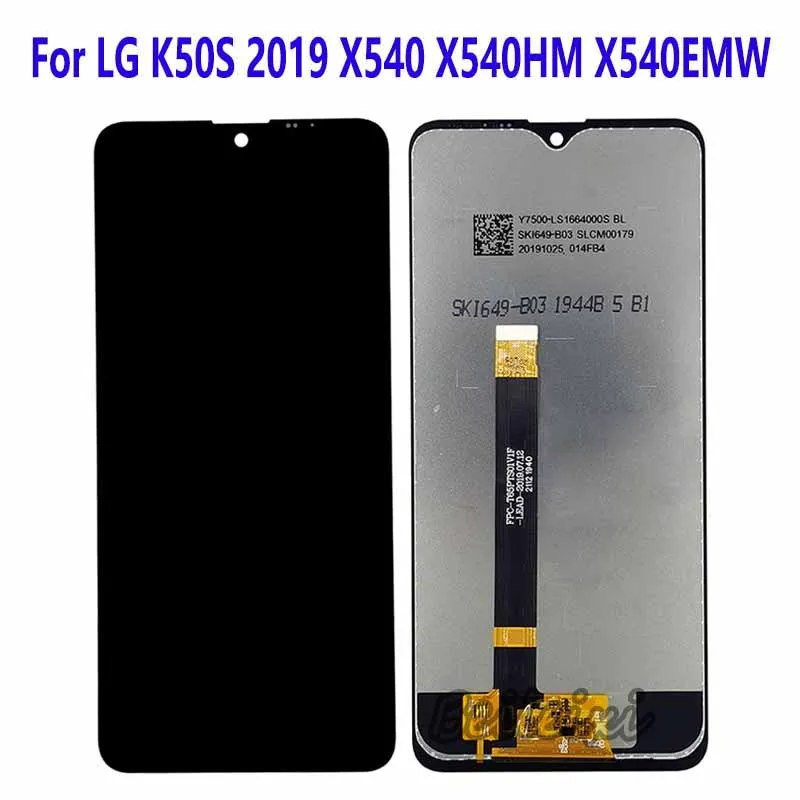 

For LG K50S 2019 X540 X540HM X540EMW X540BMW LCD Display Touch Screen Digitizer Assembly For LG K50S 2019 Replacement Accessory