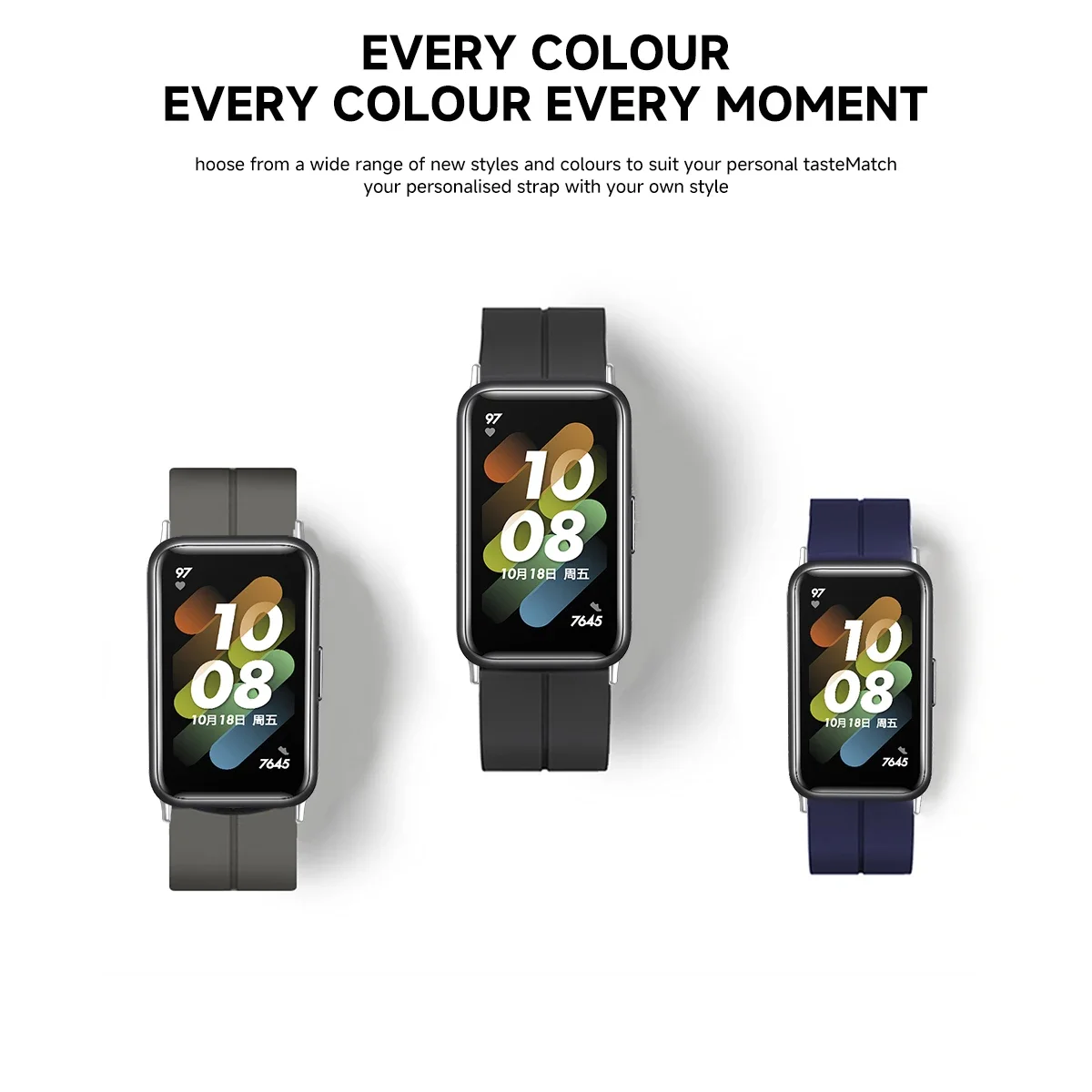 Magnetic Strap with Metal Connector for Smartwatch Bracelet - Silicone Strap Accessories