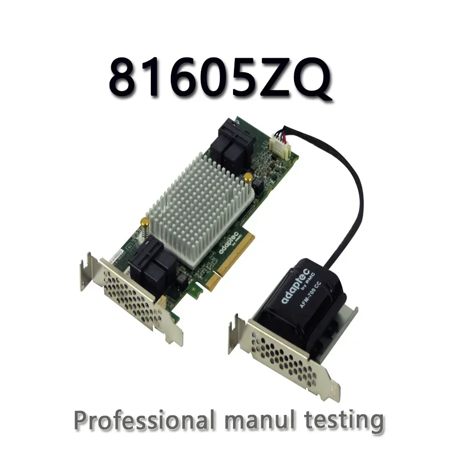 중고 ASR-81605ZQ Adaptec 12Gb/s 16포트 PCI-E3.0x8 SAS/SATA RAID 어댑터