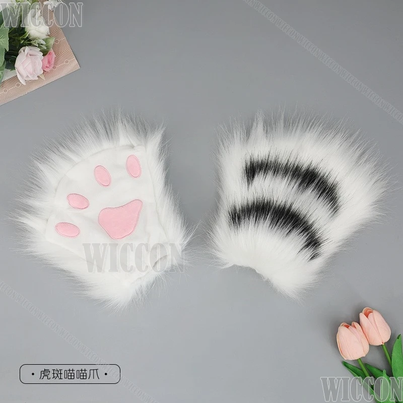 Cosplay Gloves Cosplay Costumes Furry Gloves Kig Fursuit Cosplay Plush Gloves