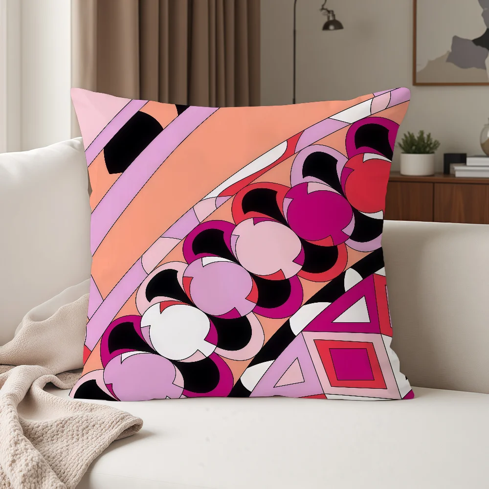 E-Emilio P-Pucci Logo Fashion-Kissenbezug, geeignet für Schlafzimmer, Wohnzimmer, Autos, Heimdekoration – Detail 7