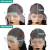 MELODIE 200% Density 13x4 Afro Kinky Curly Human Hair Wig Remy Hair 13x6 HD Transparent Lace Frontal Wig Curly Lace Front Wigs 6