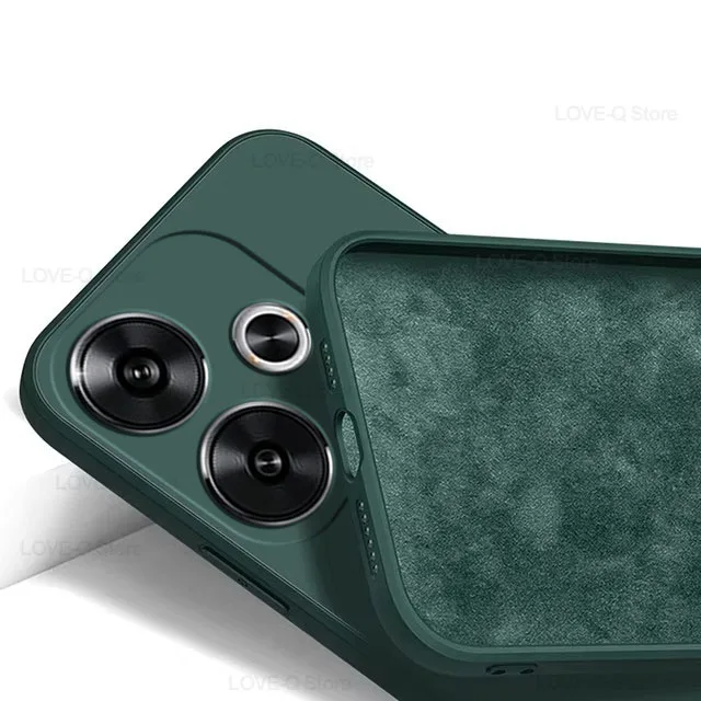 Luxury Liquid Silicone Shockproof Soft Phone Case - Elegant Design