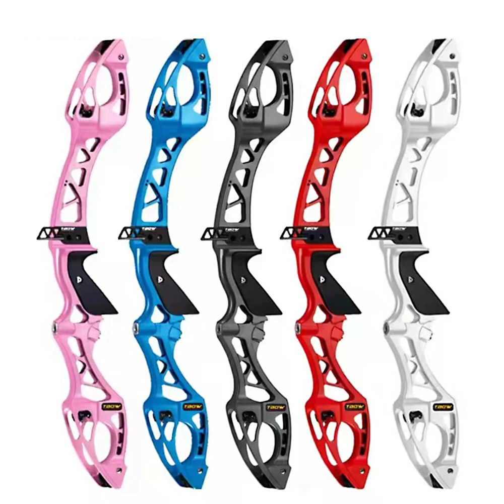 JUNXING H8 경쟁 리커브 활, 65 인치 ILF 리커브 활, 테이크 다운 활, 20-40lbs, 야외 양궁 연습용 오른손 롱보우
