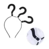Hair Band Funny Headbands Womens Question Mark Fabric Girls Accessories Hoop Wedding 4
