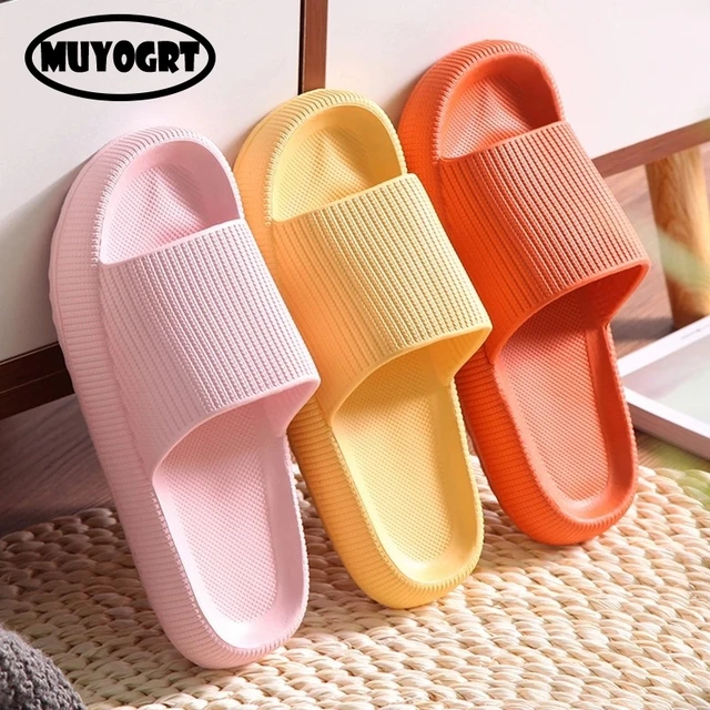 Unisex Platform Flip Flops Men Outside Casual Summer Shoes Designer Sandals  Female Beach Bathroom Slippers Non-slip Luxury Flops - Men's Slippers -  AliExpress