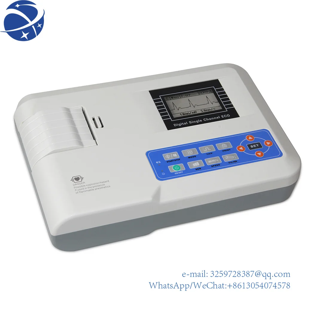 

YYHC HE-01C портативный 1-канальный EKG цифровой электрокардиограмма ECG