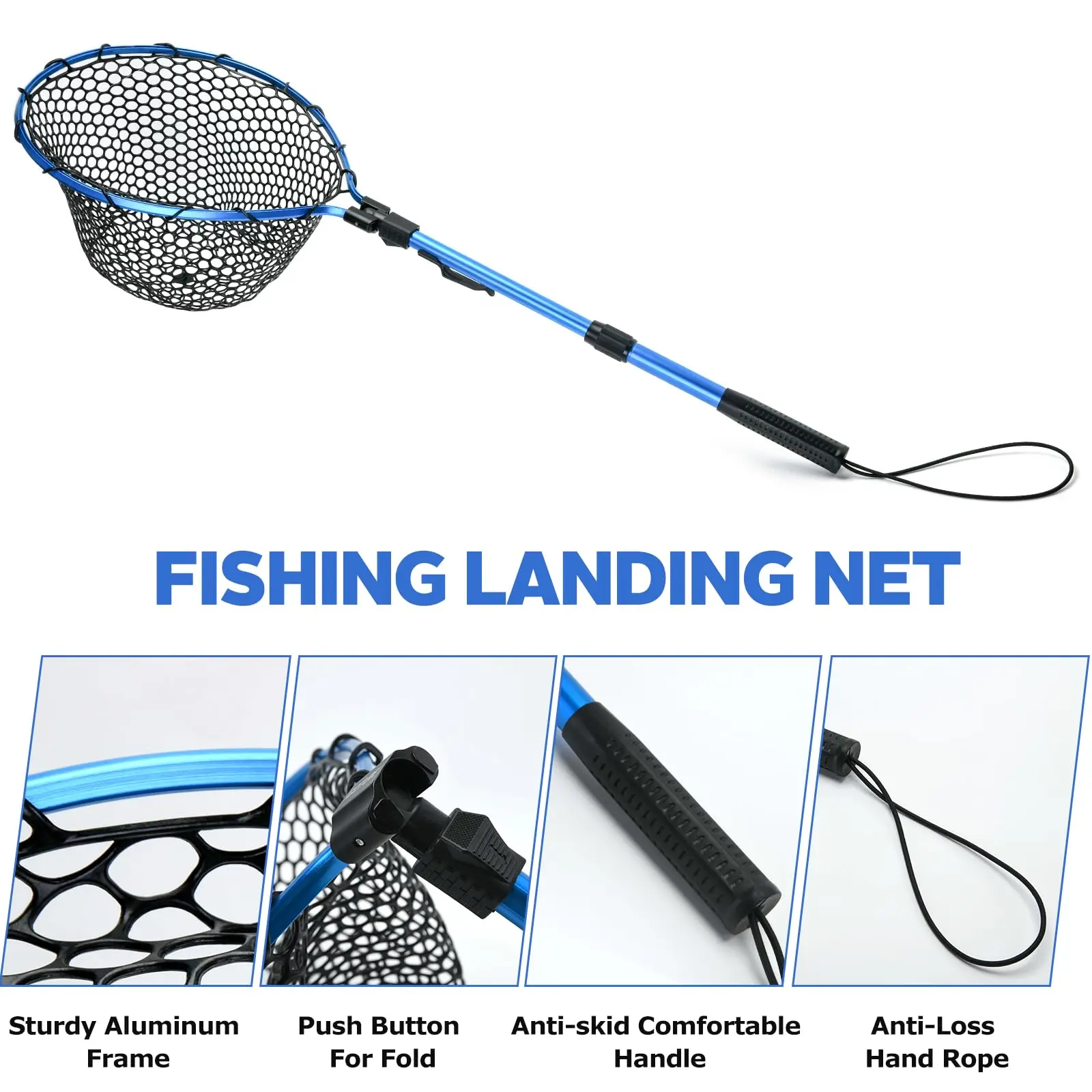 Flying Fishing Net Landing Net for Kayak