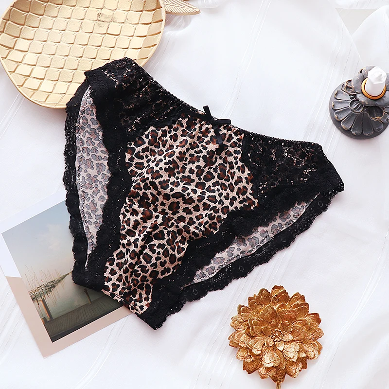 New Men's Underwear U Convex Bag Hip Sexy Leopard Print Bikini Men's Briefs Comfortable Breathable Quality Male Panties 4