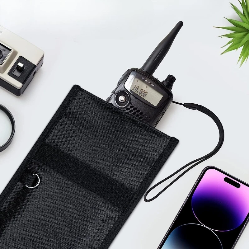 Universal Anti-Theft Signal Blocking Shield: Waterproof & Fireproof Pouch for Keys and Mobile Devices