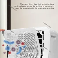 Climatiseur portable sans conduit, aucune unité extérieure requise, Plug & Play, climatiseur mobile, gain de place, machine de refroidissement autonome JT40 6