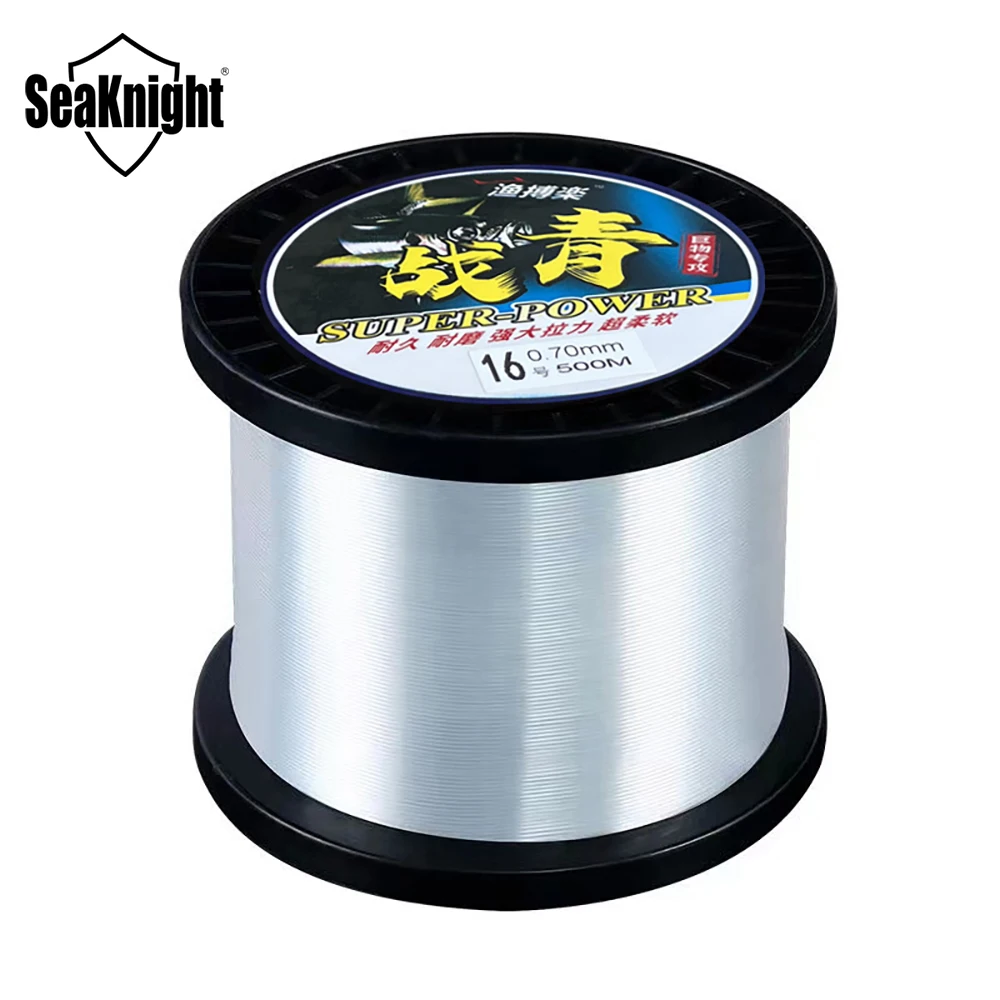 SeaKnight Nylon Fishing Line Full 500M Japan High Quality Monofilament Carp Line 23-47KG Deep-Sea Fishing Tackle Giant Sea Line