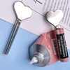 Toothpaste Squeezer Bathroom Accessories Lazy People Tube Squeezer Key Roller Set Heart Circle Shaped Hand Cream Tube Dispenser 2