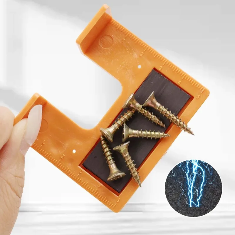 Magnetic Hinge Installation Aid - DIY Cabinet Door Panel Positioning Tool