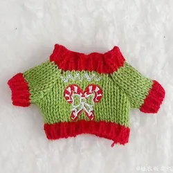 Festive Doll Christmas Sweater Outfit Set - Holiday Doll Clothing Accessories (Bow sweater)