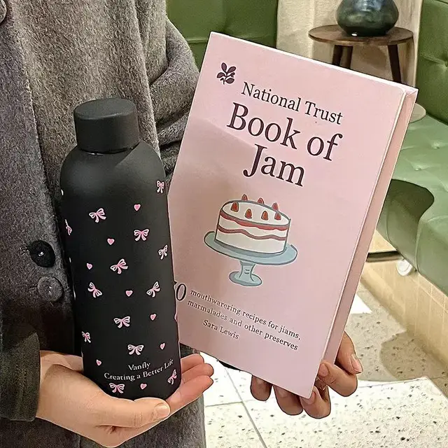 500ML Insulated Cup with Bow Tie Sausage Dog Pattern, Dual Wall Car Mug, Small Mouth Stainless Steel Travel Thermos Bottle 2