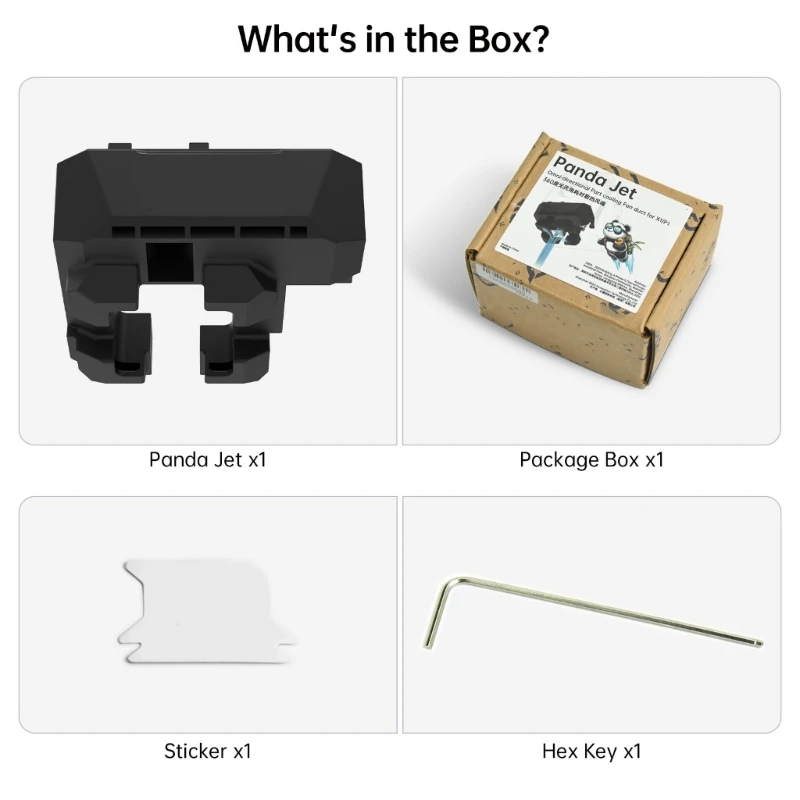 BIGTREETECH 3D 프린터 나일론 팬 덕트 Bambulab X1/P1P 압출 헤드 Hotend & Panda용 팬더 제트 냉각 팬 덕트