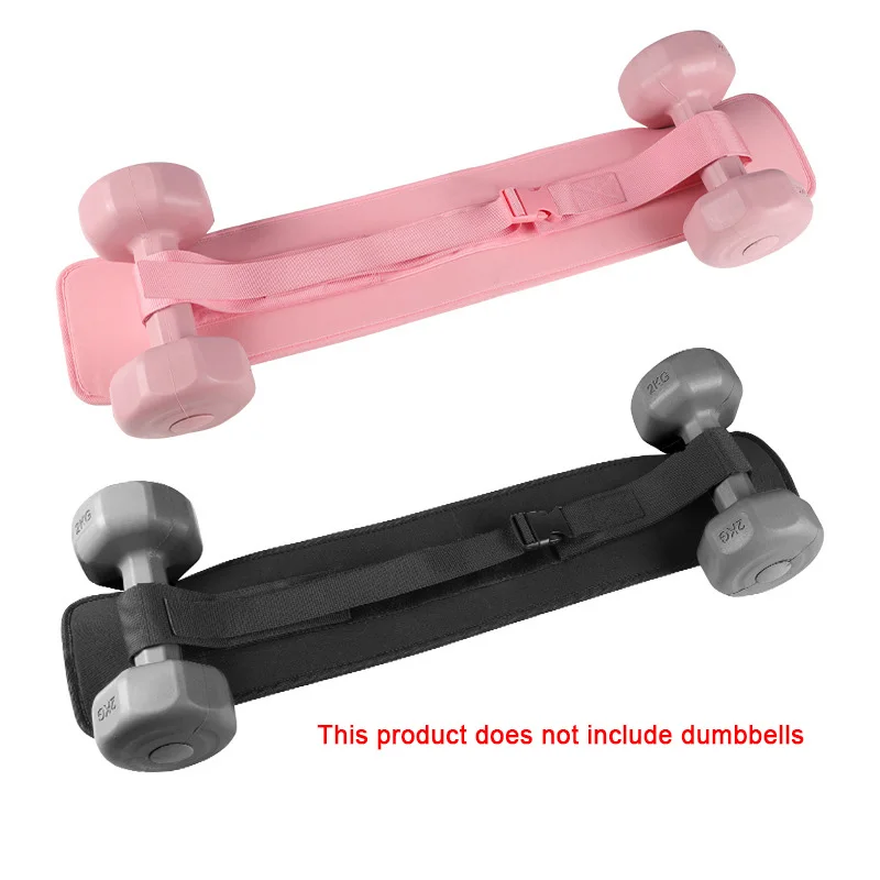 Dumbbell Weight Belt Hip Thrust Belt Mandala Glute Bridge Pad Kettlebells Workout Waistband Bodybuilding Yoga Home Gym Equipment