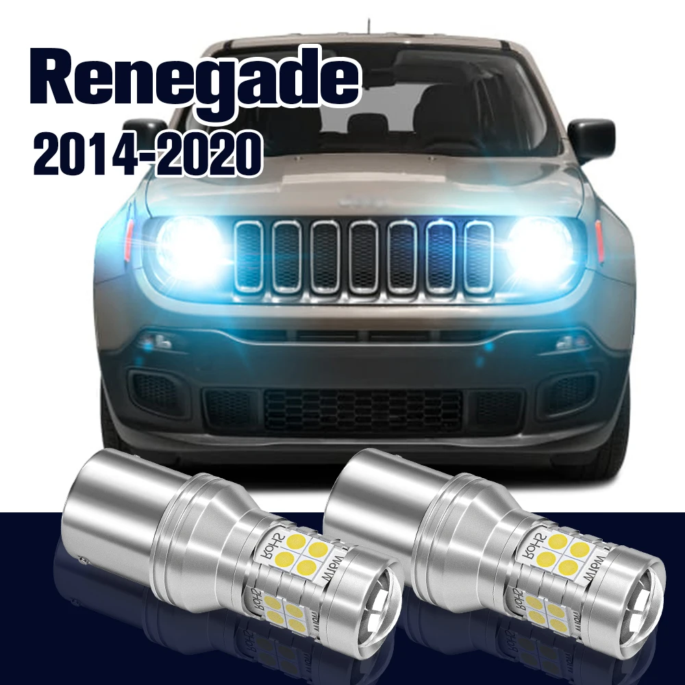 

"Daytime Running Light 2pcs LED Bulb Lamp DRL For Jeep Renegade Accessories 2014 2015 2016 2017 2018 2019 2020 "
