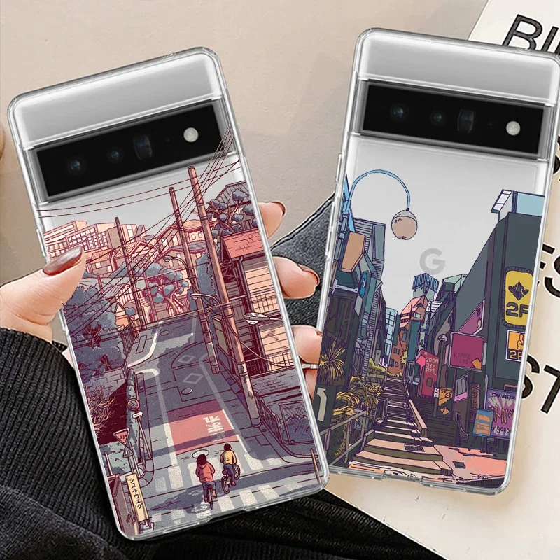 Para Google Pixel 6 Funda Para Teléfono Con Contraportada De Piel De Cuero De Color Sólido (verde