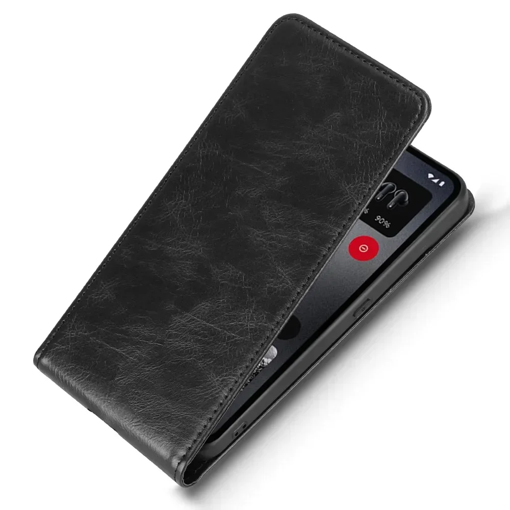 Luxury Retro Leather Flip Case - Smart Card Holder Cover