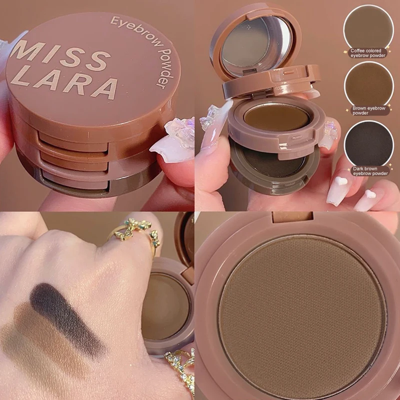 

misslara 3 In 1 Three-layer Brow Powder Profile Hairline Powder Shadow Powder plate Natural American Makeup Makeup