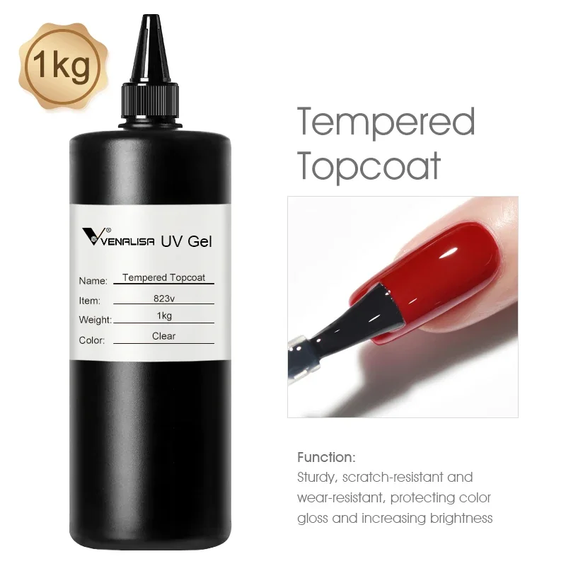 #809 Super Quality 1KG No Wipe Top Coat Primer Base Coat UV Gel Soak Off Nail Supplier China Factory Gel Polish For Nail Art 3