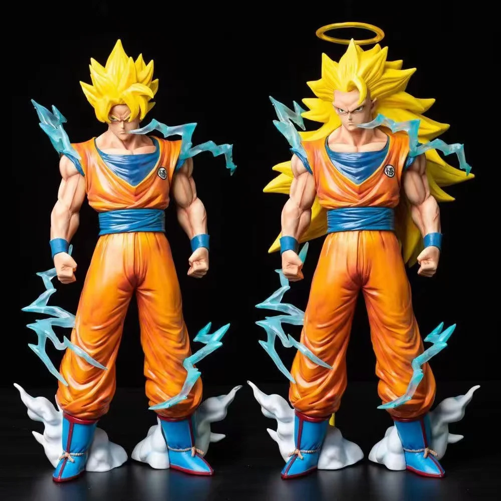 INSTOCKDragonBallZSonGokuSSJ3FigureReplaceableHeadsSuper