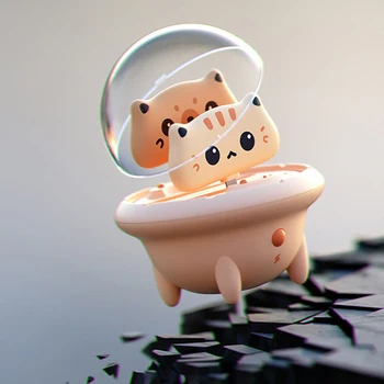 휴대용 보조베터리 초박형 디자인 보조베터리, 1600mAh 대용량 LED 발광 패턴, 귀여운 소녀 전용 생일 선물