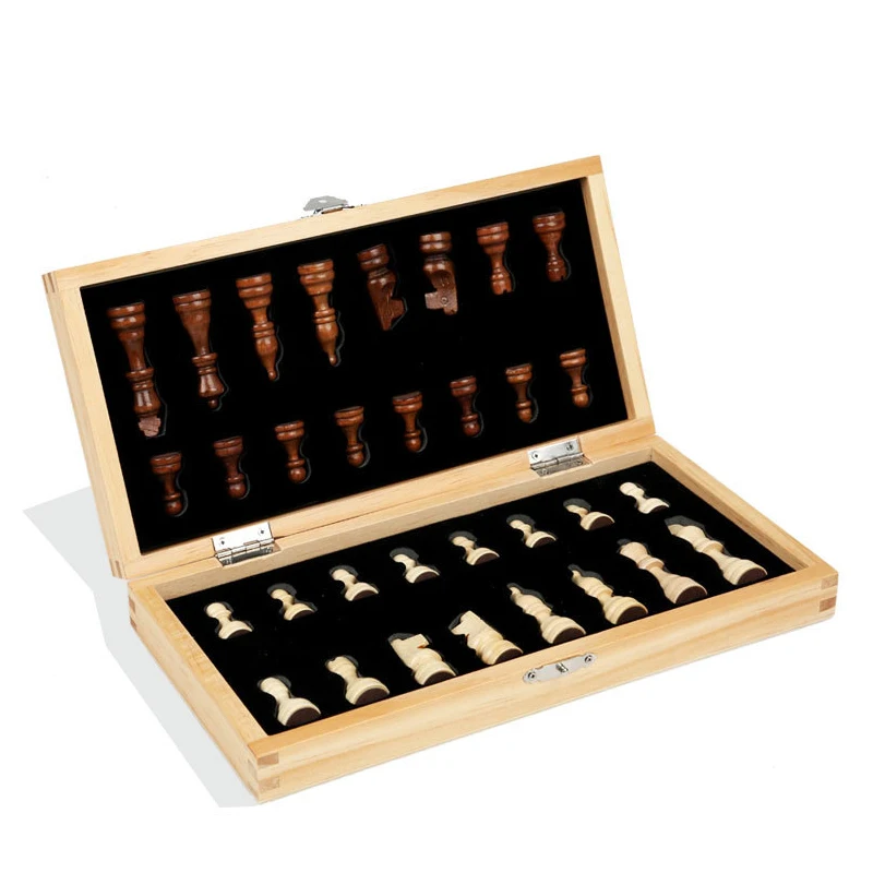 Classics Magnetic Chess with Foldable Board for Kids and Adults, Wooden Chess, Gift for Christmas, Birthday, New Year 6