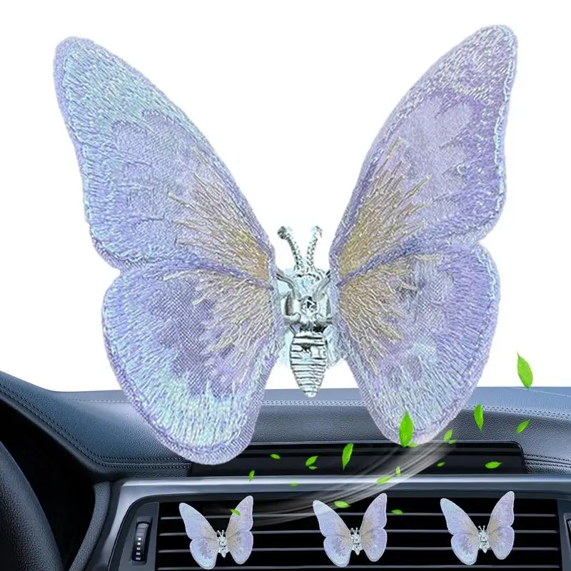

Automotive Ornaments Cute Butterfly Car Decor Adorable Fluttering Butterfly Trinkets For Vehicle Center Console Charming