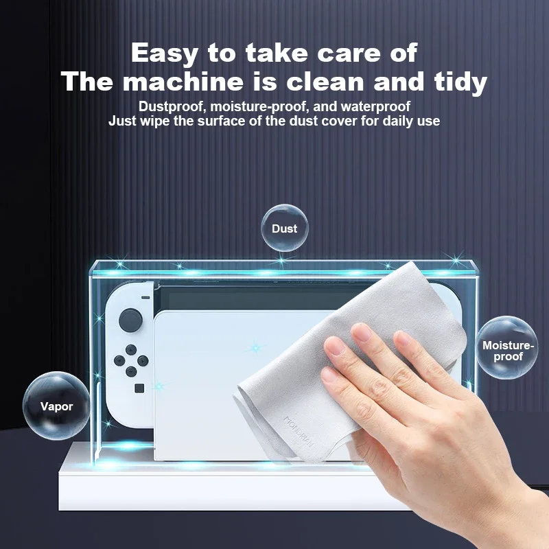 Bangshe Base Copertura Antipolvere Trasparente Compatibile Con Nintendo Switch Custodia Protettiva In Acrilico Per Switch Oled Console