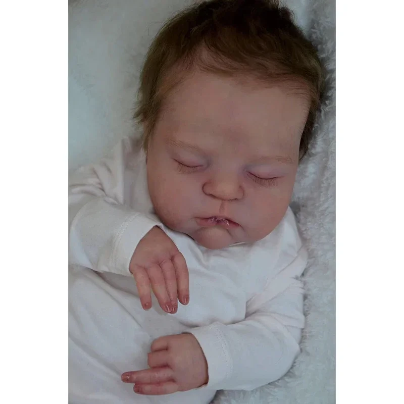 

19inch Remi-Ashton Soft Body Newborn Baby Doll Lifelike Soft Touch Cuddly Reborn Baby Doll Multiple Layers Painting