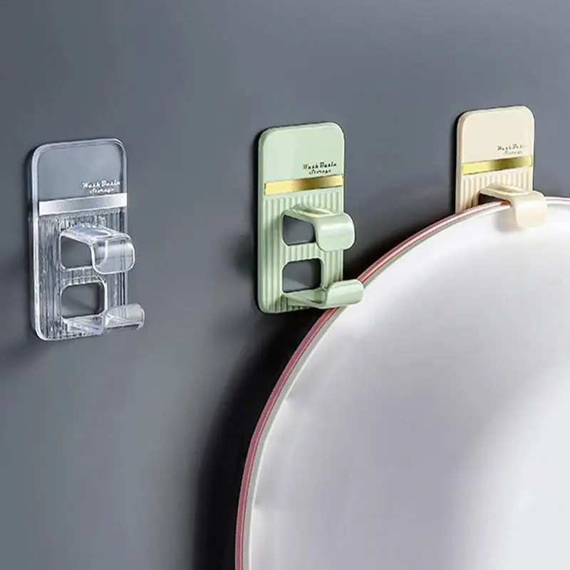 

Wall Hooks Self Adhesive Durable bathroom towel coat Cosmetic brush hanger hook home Living Room kitchen bathroom accessories