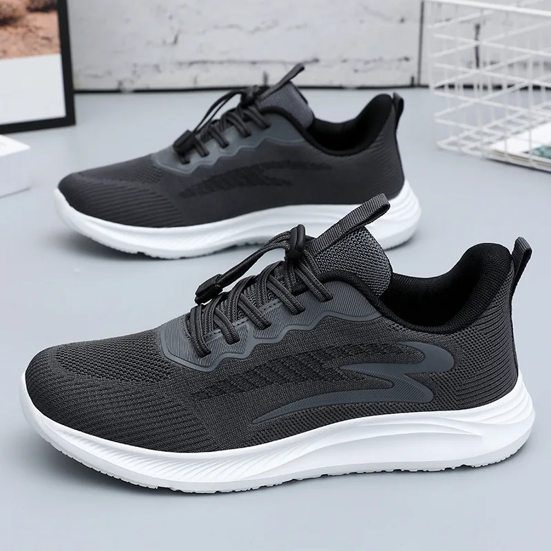 Sneakers for Men 2023 New Flying Woven Men's Shoes Casual Shoes Korean Style Trendy Shoes Fashion Sports Shoes Men's Sneakers