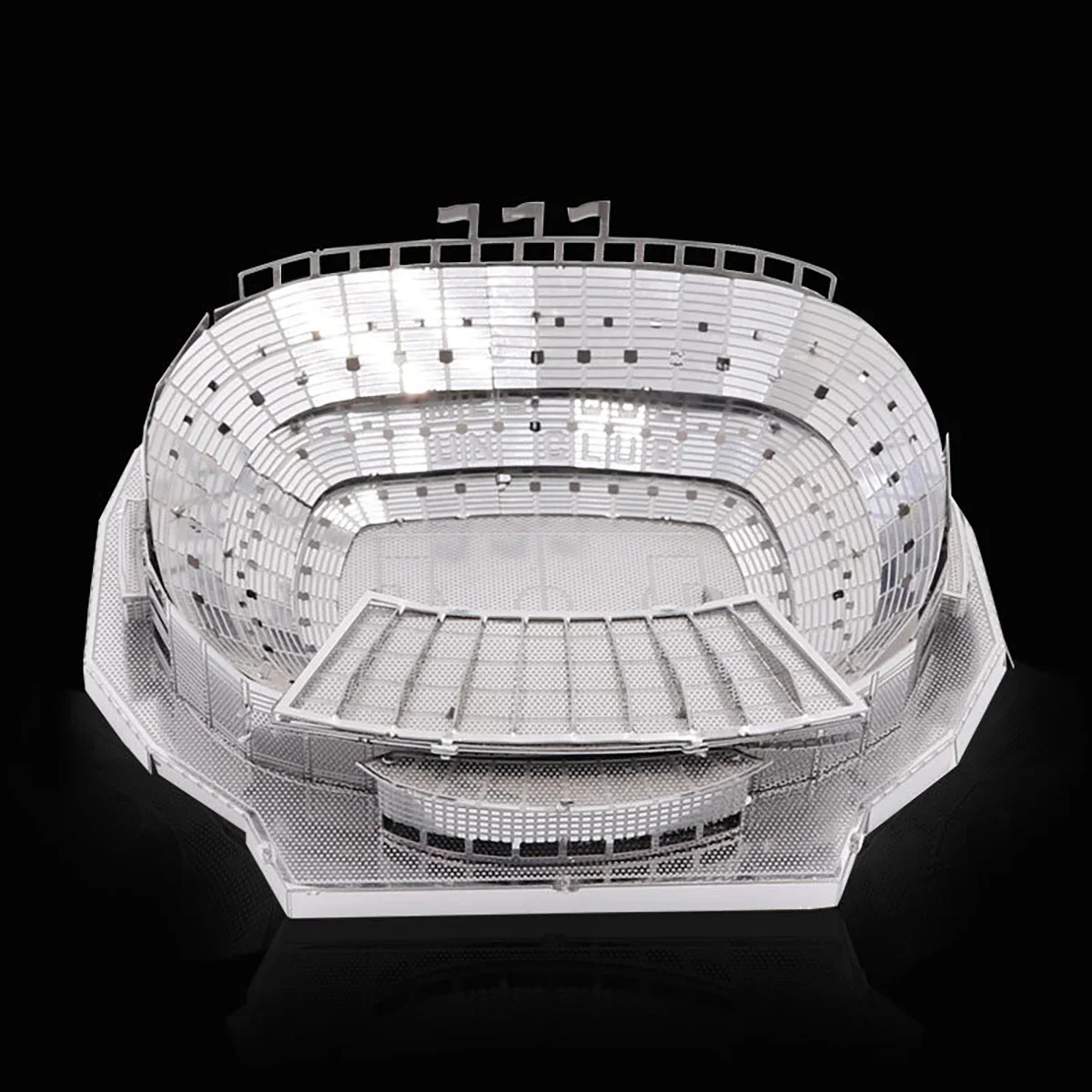 Camp Nou 3D Metal Puzzle Model Kits DIY Laser Cut Puzzles Jigsaw Toy For Children 5