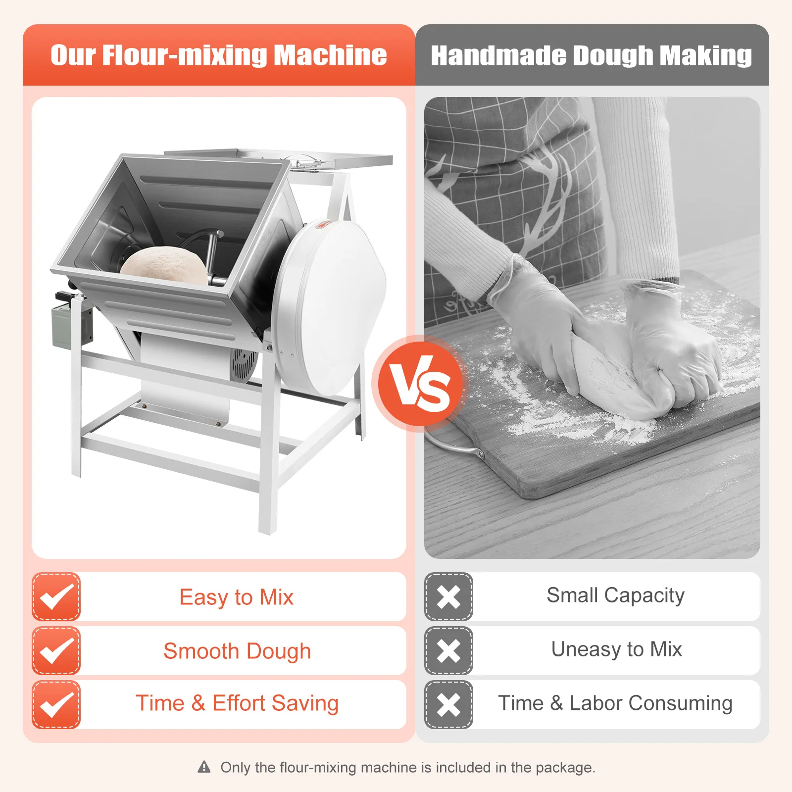 30 QT 15KG Commercial Electric Flour Meat Mixing Mixer 110V Dough Mixer Machine Commercial 30QT Electric Dough Stand 110V