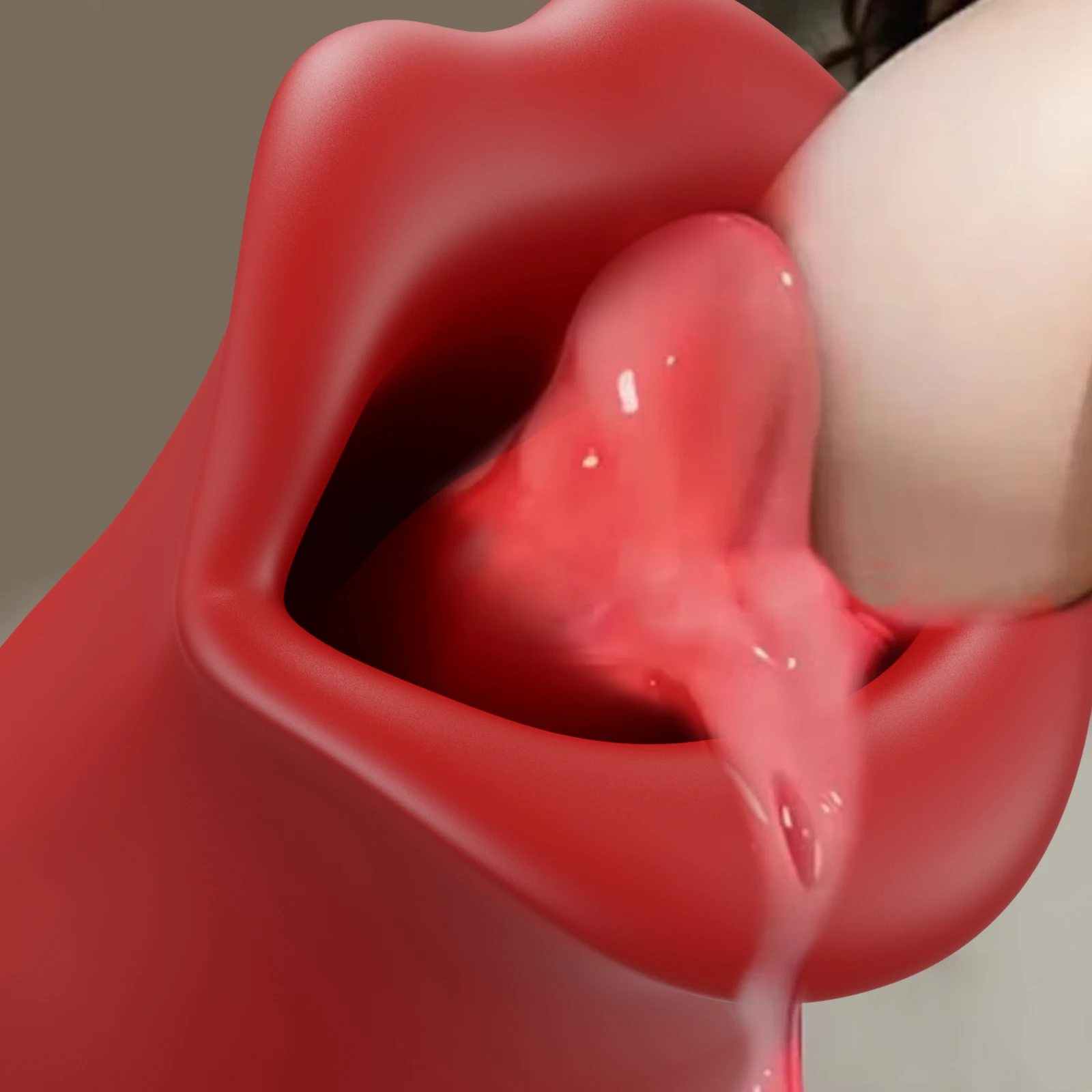 Leistungsstarker Saugvibrator für Frauen, Zunge lecken, Klitoris-Sauger, weiblicher Oral-Nippelstimulator, Sexspielzeug für Erwachsene, Waren ab 18 Jahren 1