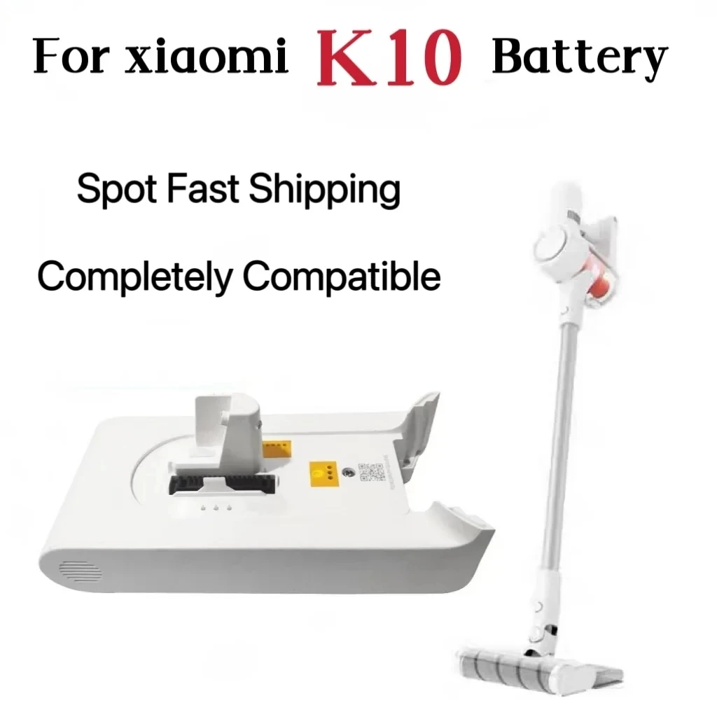 

Replacement Battery Pack For Xiaomi Mijia K10 Handheld Cordless Vacuum Cleaner 25.2v 4000mAh LI-ion Rechargeable Batteries