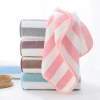 1pcs Microfiber Soft Face Wash Towel Touch Hand Towels Super Absorbent Quick-Drying Comfortable Lightweight Towel Bathroom Home 4